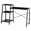 31.5&quot; Home Office Computer Desk w/ Shelves Study Table Storage Small Space Black