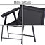 2-PCS Foldable Steel Garden Chairs Outdoor Patio Yard Park Furniture