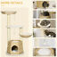 47&quot; Cat Tree Activity Center Climbing Toy w/ Scratching Posts, Balls Bed Condo