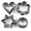 NEW4 Different Shapes &amp; 3 Sizes Durable 12 Pcs Cookie Cutter Set For pastry