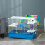 4 Tier Rat Gerbil Cage W/ Portable Carry Handles, Water Bottle, Exercise Wheel 196393256381