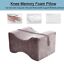 Memory Foam Knee Pillow Orthopedic Leg Pillow Designed for Side Sleepers Cushion