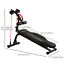 Multifunctional Sit Up Bench w/ Handle, Adjustable Leg Lifts