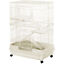 4-Level Hamster or Small Animal Hutch/Cage, White, 43.25&quot; H 842525186469