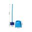 No-Slip and Soft Trendy Toilet Brush With Holder Flexible For Bathroom Hygienic