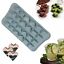 Rose Hearts Flowers Silicone Mould Chocolate Fondant Jelly Ice Cube Mold CA