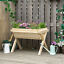 Raised Garden Bed Elevated Planter Box w/ Non-woven Fabric for Backyard, Patio