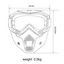 Motorcycle Sports Goggles Face Mask Eyewear Glasses Motocross Race Bike CA