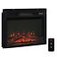 Electric Fireplace Insert, Recessed Fireplace Heater with Realistic Log Flames