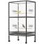 Large Bird Parrot Cage Play Top Finch Macaw Cockatoo House Pet Supply w/ Wheels