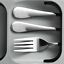 Cutlery Organizer Spoon Tray Insert Utensil Divider Kitchen Drawer Compact Box
