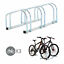 Bike Parking Stand Floor Wall Mount  Storage Locking Rack Holder Outdoor Steel