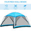 8 Person Camping Tent Dome Tent with Carry Bag and 4 Mesh Walls, Easy Set Up