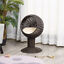 27&quot; Rattan Wicker Elevated Cat House Kitty Scratch House Pet Bed W/ Cushion