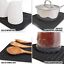 Rectangle Heat Resistant Mat Kitchen Silicone Non-slip Trivet Pot Pan Holder CA