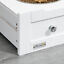 Pet Feeder Station, Dog and Cat Food Storage Feeding Station Food Cabinet White 196393159217