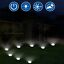 4Pcs LED Solar Powered In-Ground Lights Outdoor ground lamp Pathway Garden Decor