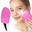 Facial Cleansing Brush Waterproof, for Blackhead Remover, Exfoliating Pink NEW K