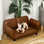 Sofa for Pets Foldable Design, PU Leather Cover Dog Bed, Small &amp; Large Animals 196393066591