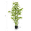 5 Feet Artificial Bamboo Plant Fake Tree Potted Indoor Outdoor Home Décor