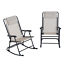 Clearance Sale Outdoor Rocking Chair Set Folding Lawn Furniture Garden Rocker