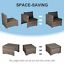 8pc Outdoor Patio Furniture Set All Weather Wicker Rattan Sofa Chair