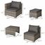 8pc Outdoor Patio Furniture Set All Weather Wicker Rattan Sofa Chair