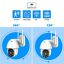 1080P HD Smart WiFi IP Camera CCTV PTZ Home Security Outdoor Wireless IR Cam